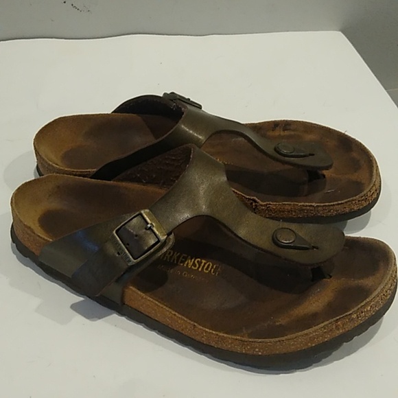 Gizeh Birkenstock Women's size 10  41 Leather Sandals - Picture 2 of 10